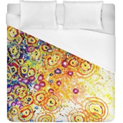 Canvas Acrylic Design Color Duvet Cover (king Size)