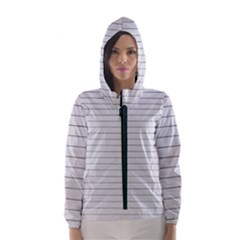 Construction Design Door Exterior Hooded Wind Breaker (women)