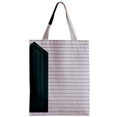 Construction Design Door Exterior Zipper Classic Tote Bag