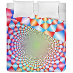 Color Abstract Background Textures Duvet Cover Double Side (california King Size)