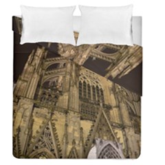 Cologne Church Evening Showplace Duvet Cover Double Side (queen Size) by Amaryn4rt