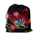 Flower Pattern Design Abstract Background Drawstring Pouches (XXL) View2