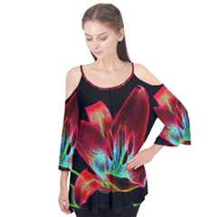 Flower Pattern Design Abstract Background Flutter Tees