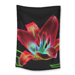 Flower Pattern Design Abstract Background Small Tapestry by Amaryn4rt