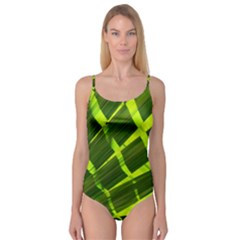 Frond Leaves Tropical Nature Plant Camisole Leotard 