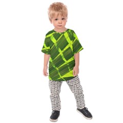 Frond Leaves Tropical Nature Plant Kids  Raglan Tee