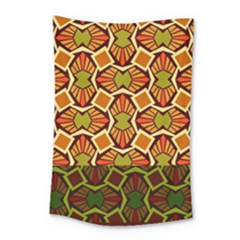 Geometry Shape Retro Trendy Symbol Small Tapestry