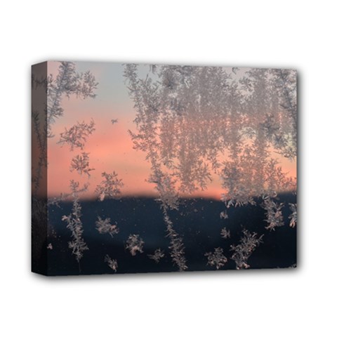 Hardest Frost Winter Cold Frozen Deluxe Canvas 14  X 11  by Amaryn4rt