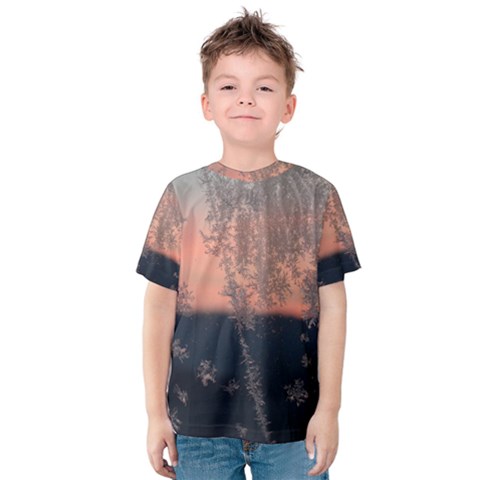 Hardest Frost Winter Cold Frozen Kids  Cotton Tee by Amaryn4rt