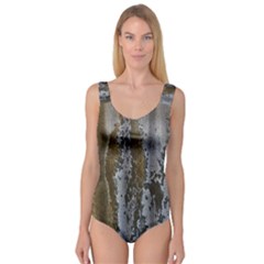 Grunge Rust Old Wall Metal Texture Princess Tank Leotard 