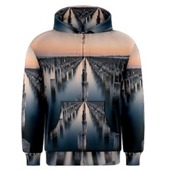 Logs Nature Pattern Pillars Shadow Men s Zipper Hoodie by Amaryn4rt