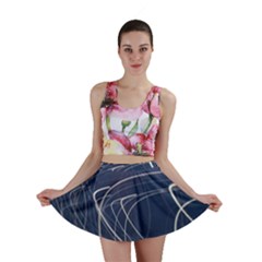 Light Movement Pattern Abstract Mini Skirt by Amaryn4rt