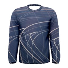 Light Movement Pattern Abstract Men s Long Sleeve Tee by Amaryn4rt