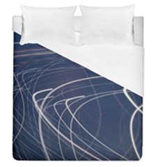 Light Movement Pattern Abstract Duvet Cover (queen Size)