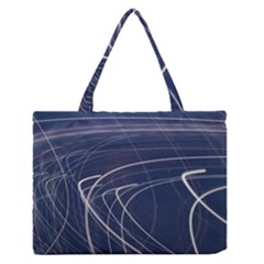 Light Movement Pattern Abstract Medium Zipper Tote Bag