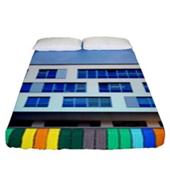 Office Building Fitted Sheet (queen Size)