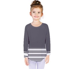 Gray Kids  Long Sleeve Tee