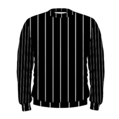 Black And White Lines Men s Sweatshirt by Valentinaart