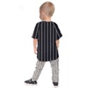 Black and white lines Kids  Raglan Tee View2