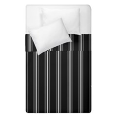 Black And White Lines Duvet Cover Double Side (single Size)