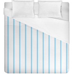 Blue Lines Duvet Cover (king Size)