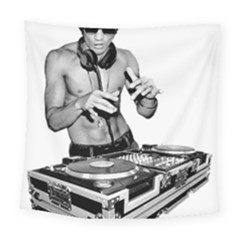 Bruce Lee Dj Square Tapestry (large)