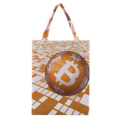 Network Bitcoin Currency Connection Classic Tote Bag by Amaryn4rt