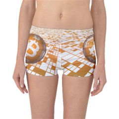 Network Bitcoin Currency Connection Boyleg Bikini Bottoms by Amaryn4rt