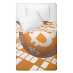 Network Bitcoin Currency Connection Duvet Cover Double Side (single Size)