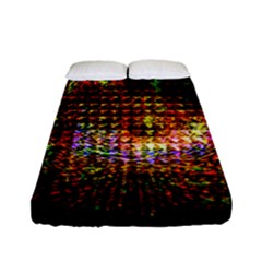 Radar Kaleidoscope Pattern Fitted Sheet (full/ Double Size)