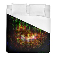 Radar Kaleidoscope Pattern Duvet Cover (full/ Double Size)