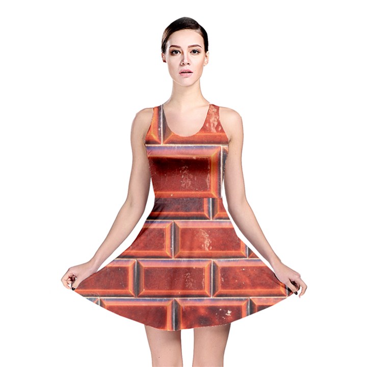 Portugal Ceramic Tiles Wall Reversible Skater Dress