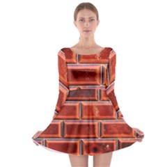 Portugal Ceramic Tiles Wall Long Sleeve Skater Dress