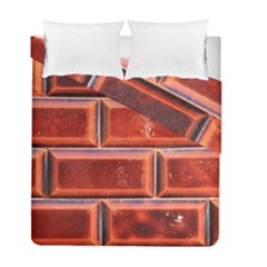 Portugal Ceramic Tiles Wall Duvet Cover Double Side (Full/ Double Size)