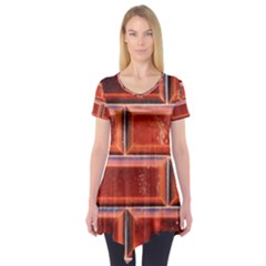 Portugal Ceramic Tiles Wall Short Sleeve Tunic 