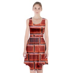 Portugal Ceramic Tiles Wall Racerback Midi Dress