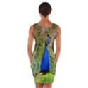 Peacock Animal Photography Beautiful Wrap Front Bodycon Dress View2