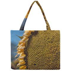 Sunflower Bright Close Up Color Disk Florets Mini Tote Bag by Amaryn4rt