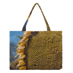 Sunflower Bright Close Up Color Disk Florets Medium Tote Bag