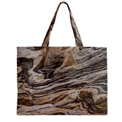 Rock Texture Background Stone Zipper Mini Tote Bag