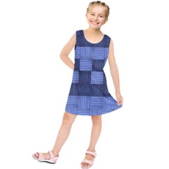 Texture Structure Surface Basket Kids  Tunic Dress