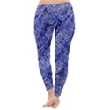 Texture Blue Neon Brick Diagonal Classic Winter Leggings View4