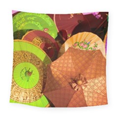 Umbrellas Parasols Design Rain Square Tapestry (large) by Amaryn4rt