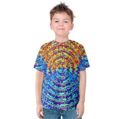 Background Color Game Pattern Kids  Cotton Tee