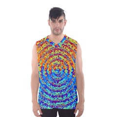 Background Color Game Pattern Men s Basketball Tank Top