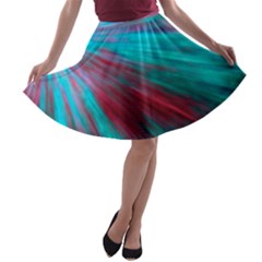 Background Texture Pattern Design A-line Skater Skirt