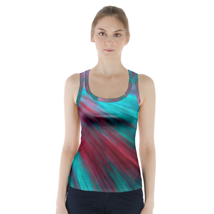 Background Texture Pattern Design Racer Back Sports Top