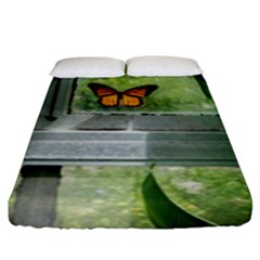 Butterfly #17 Fitted Sheet (king Size)