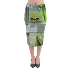 Butterfly #17 Midi Pencil Skirt by litimages