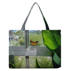 Butterfly #17 Medium Zipper Tote Bag